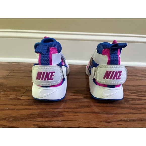 Nike Air Huarache City Racer Blue Fuchsia Blast Gs AJ6662-401 Size 4Y - Picture 5 of 6